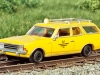 Nach Vorbild der urigen OHE-Draisine KL 1 von Drummer/Brekina: in H0 der antriebslose Opel Rekord Caravan; Foto: RZ