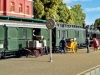 Ab geht die Post: Zugbildung mit Postwagen – Foto: Otto Humbach