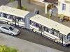 Bus mit Gelenk und Faltenbalg | Foto: CW