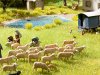Bei Noch wird den H0-Schafen bei der Schur an die Wolle gegangen